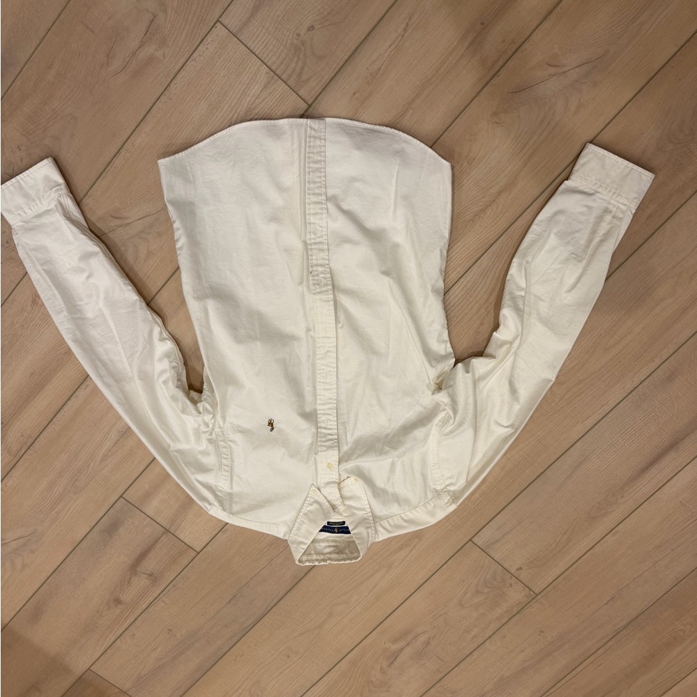 Ralph Lauren Ivory white Button-Up Shirt
